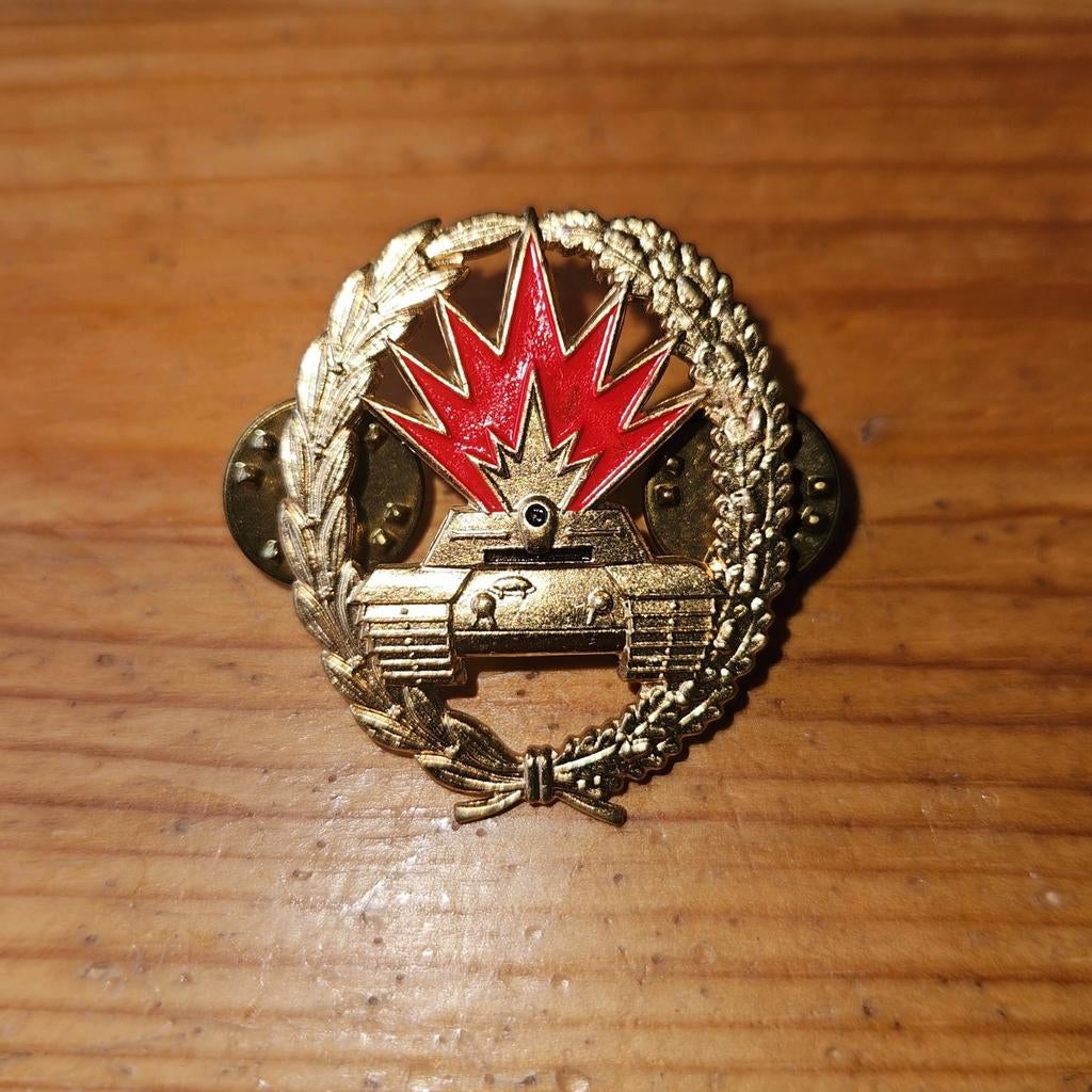 Vaardigheidsembleem Pantserbestrijding, Verzamelen, Militaria | Algemeen, Ophalen of Verzenden, Landmacht, Nederland, Embleem of Badge