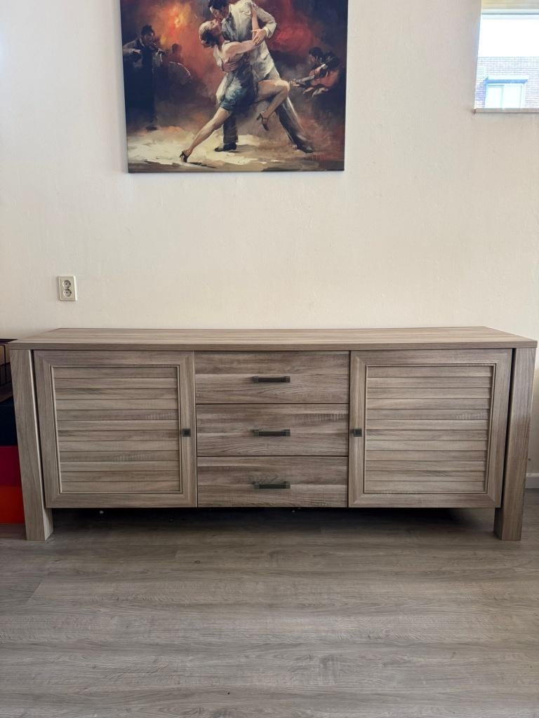 Dressoir 206x50x83,5 cm, Ophalen, Met deur(en), Zo goed als nieuw, 200 cm of meer