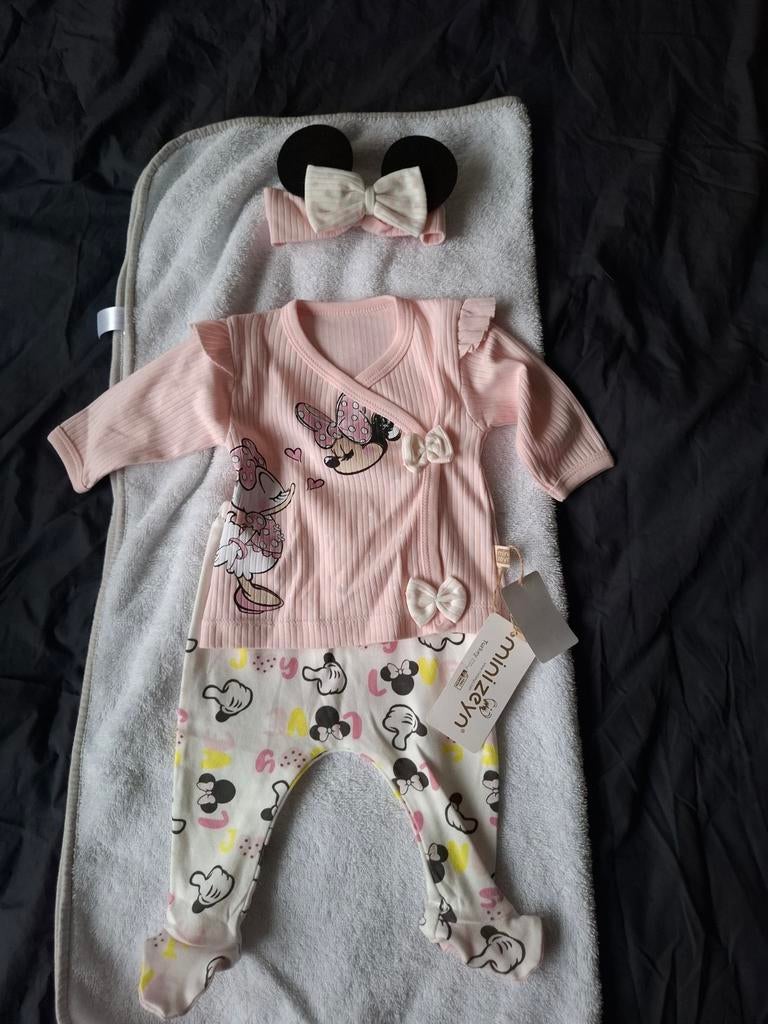 Minnie Mouse babykleding setje maat 56, Ophalen, Meisje