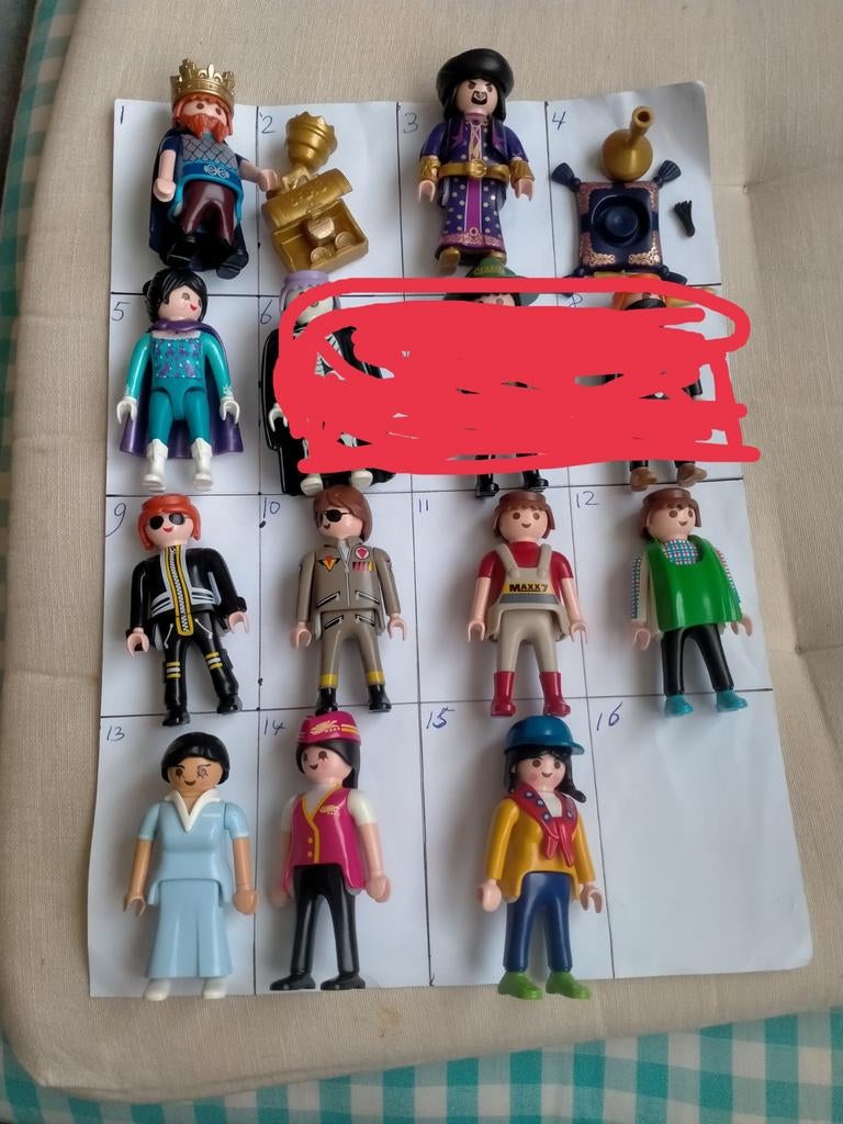 Playmobil losse poppetjes oa dwergenkoning, Kinderen en Baby's, Speelgoed | Playmobil, Ophalen of Verzenden