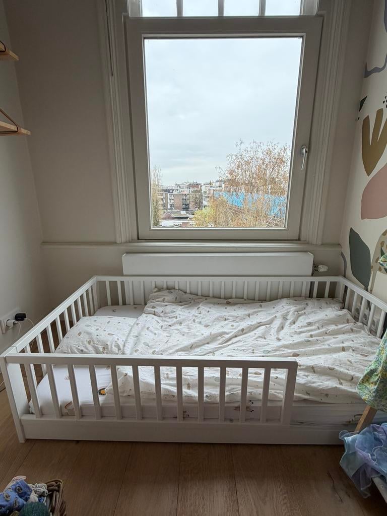 Toddle Montessori bed +mattress, 85 tot 100 cm, Ophalen of Verzenden, Zo goed als nieuw, Matras