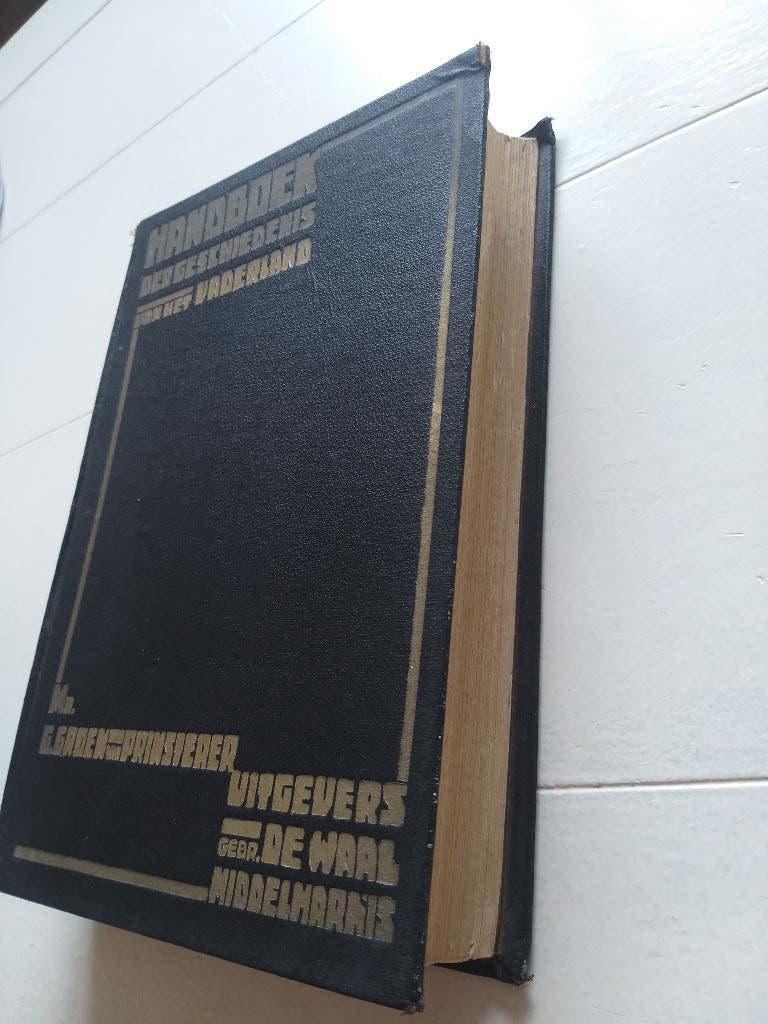 Handboek der geschiedenis  vaderland Mr G Groen v Prinsterer, Ophalen of Verzenden, Gelezen, Mr G Groen Prinsterer