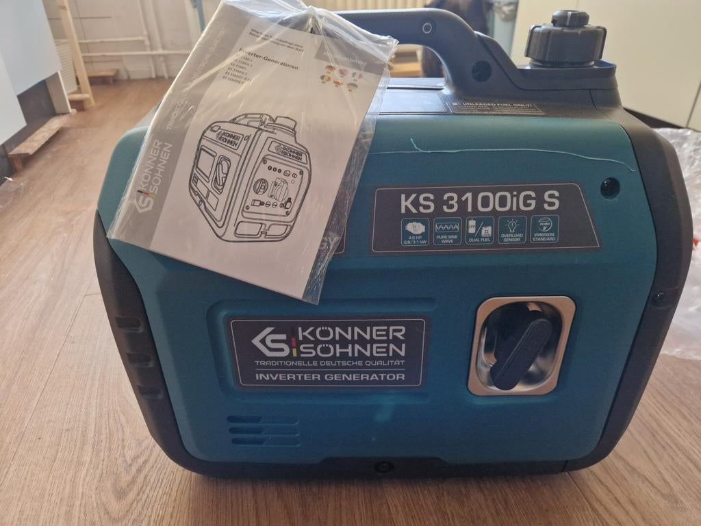 KS 3100i S generator gas en benzine, Ophalen, Zo goed als nieuw