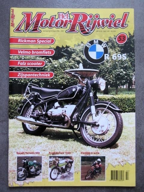 9 motorbladen Het MotorRijwiel  53 54 60 61 63 64 67..., Ophalen of Verzenden