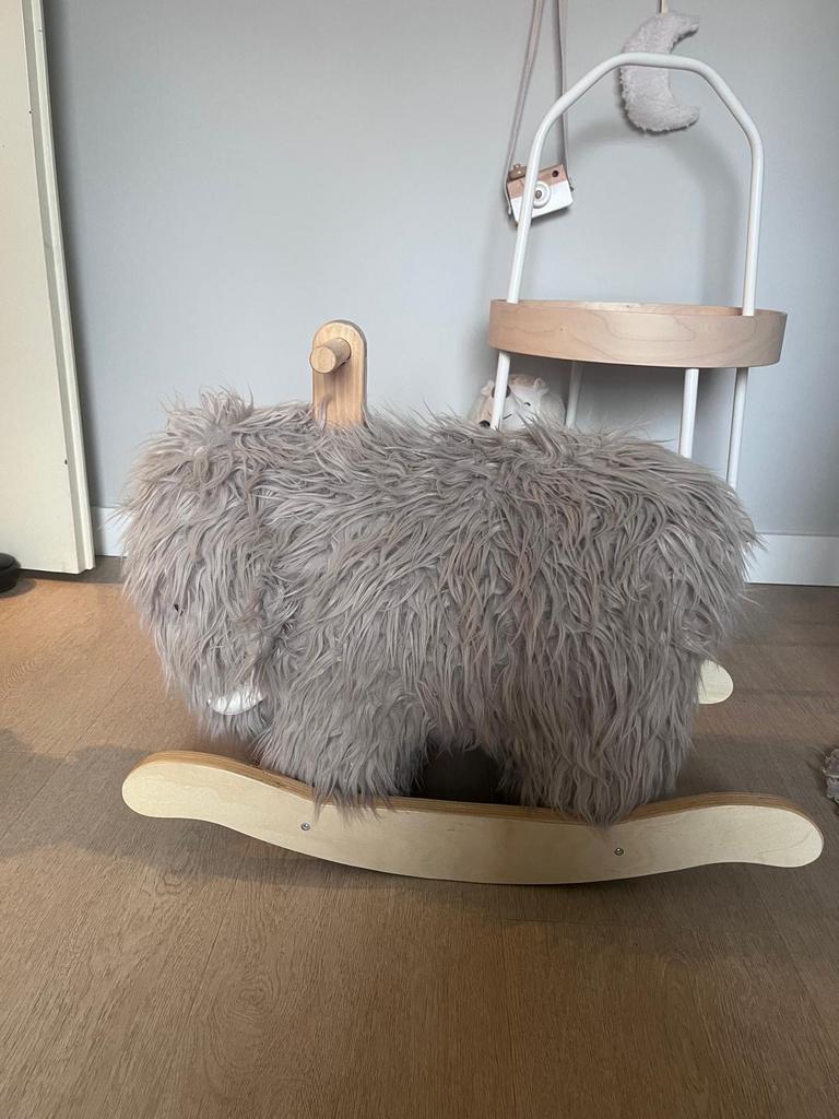 Kid's Concept Schommel Mammoet grijs, Ophalen, Zo goed als nieuw, Overige typen
