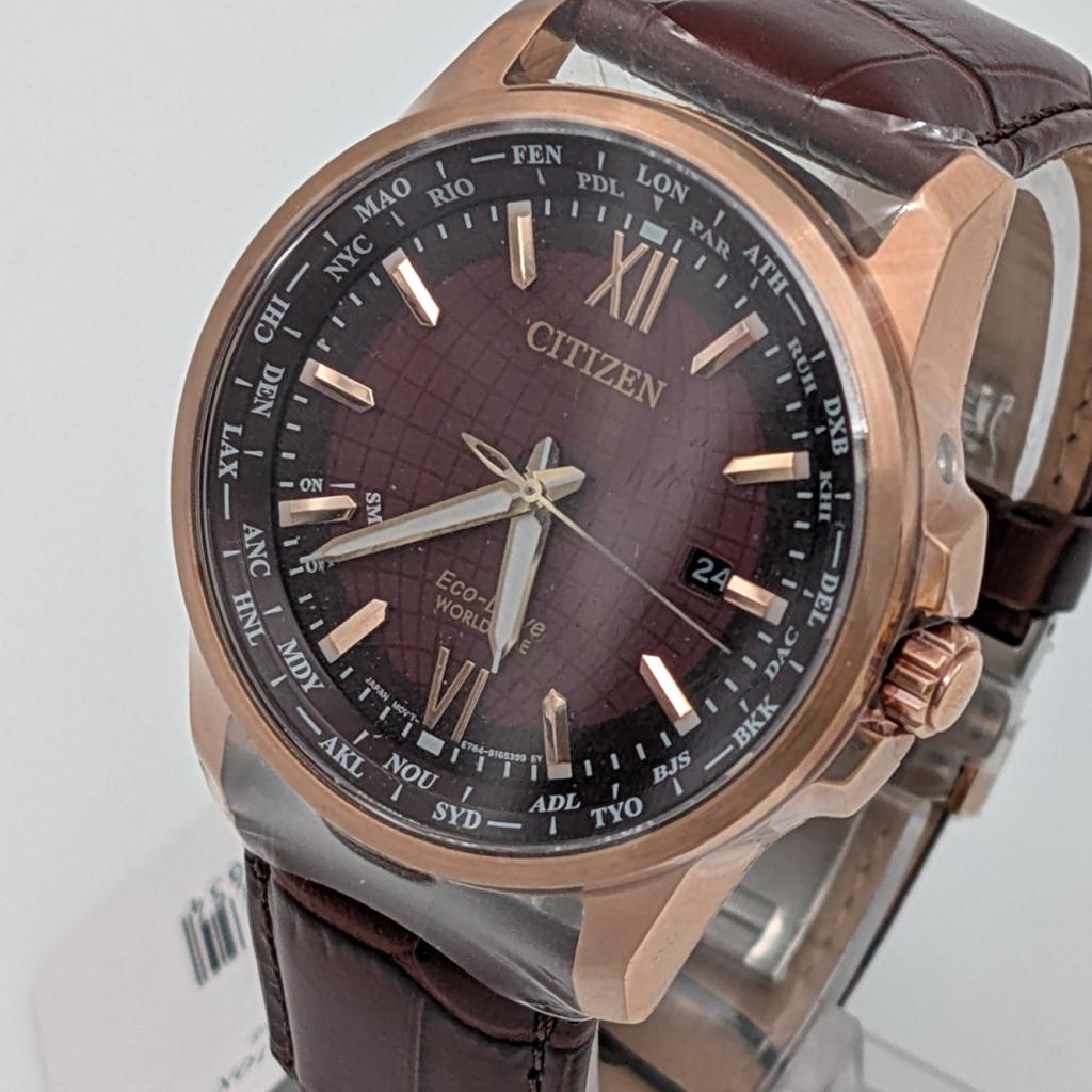 Citizen Eco Drive Worldtime BX1009-10X saffier leder horloge, Ruilrijk, Nieuw, Info@ruilrijk.nl, Neerstraat 60, 6041 KD Roermond