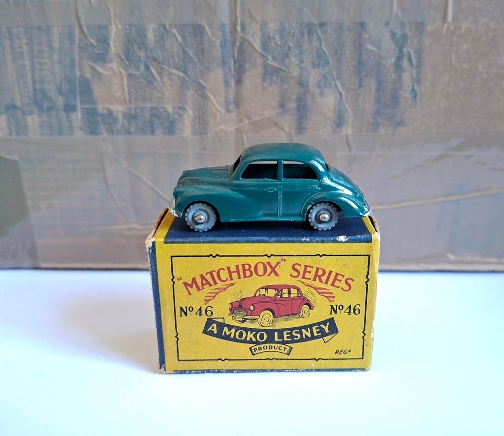 Matchbox 46 morris minor 1000, Ophalen of Verzenden, Zo goed als nieuw, Auto