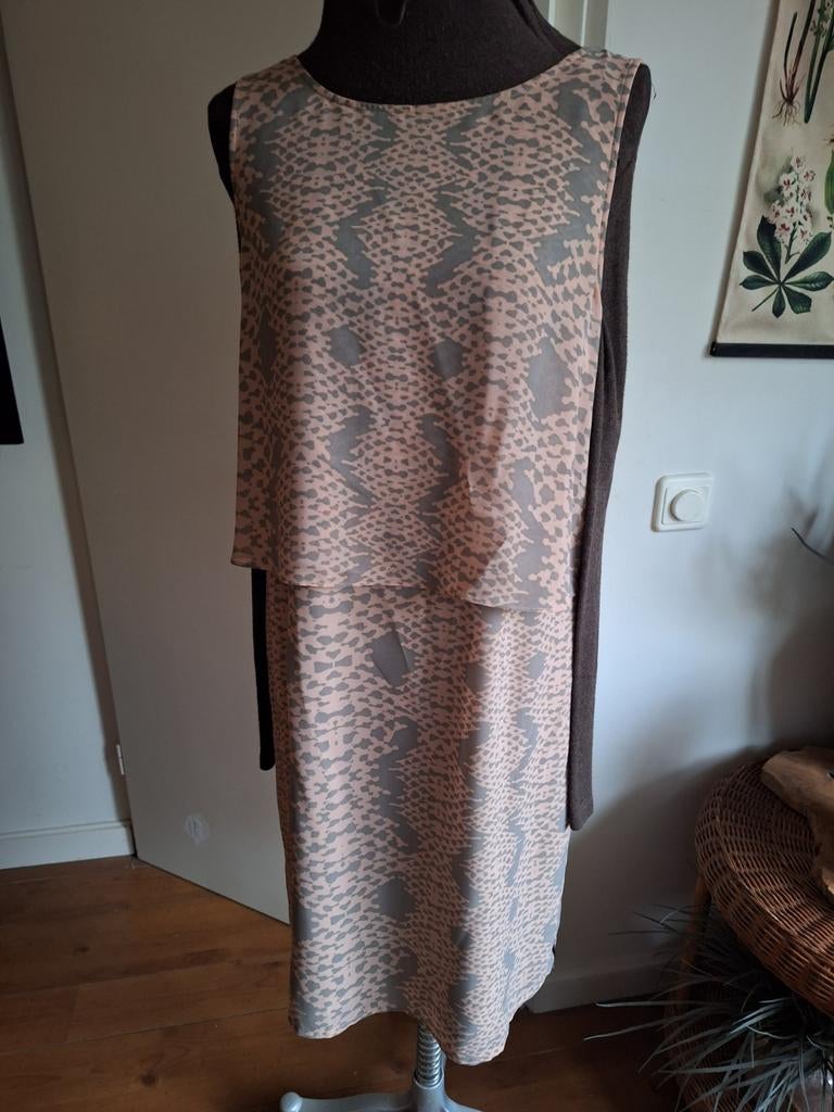 Didi jurk maat m l, Ophalen of Verzenden, Zo goed als nieuw, Beige, Boven de knie