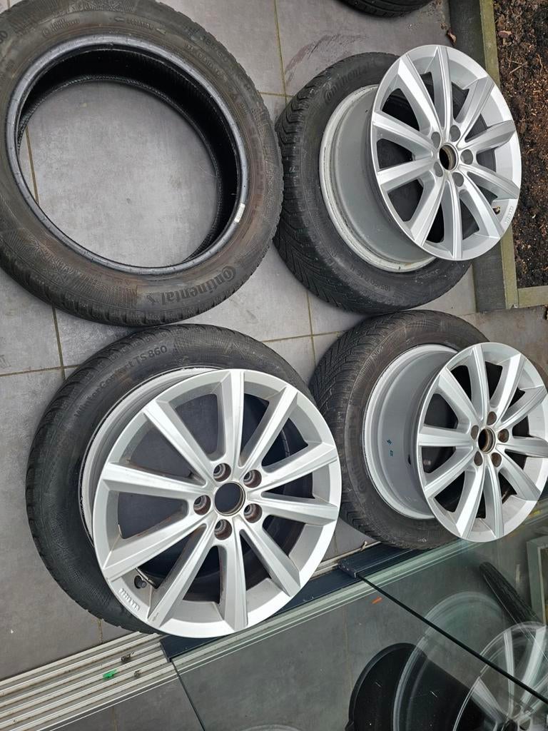 Vw Polo 16 inch Origineel velgen & winterbanden, 16 inch, Banden en Velgen, 185 mm, Winterbanden