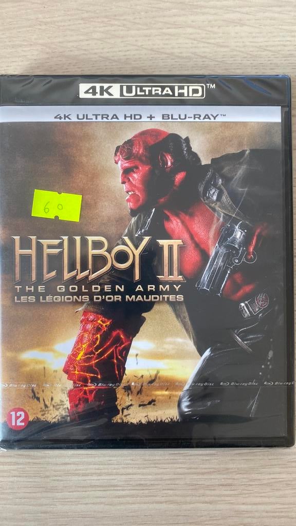 Hellboy 2 4K blu ray NL versie NIEUW, Ophalen of Verzenden, Nieuw in verpakking, Avontuur
