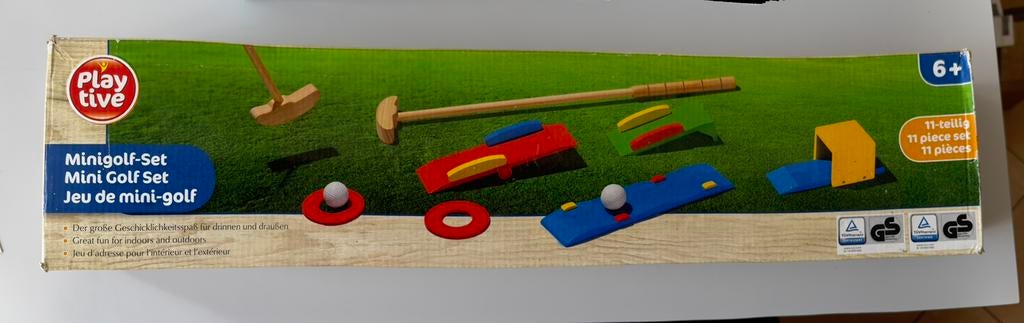Kids houten golfsetje, Kinderen en Baby's, Speelgoed | Houten speelgoed, Ophalen, Zo goed als nieuw, Overige typen