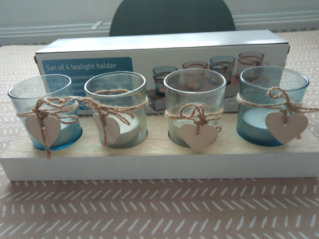 THEELICHTHOUDER, Ophalen of Verzenden, Nieuw, Overige materialen, Minder dan 25 cm