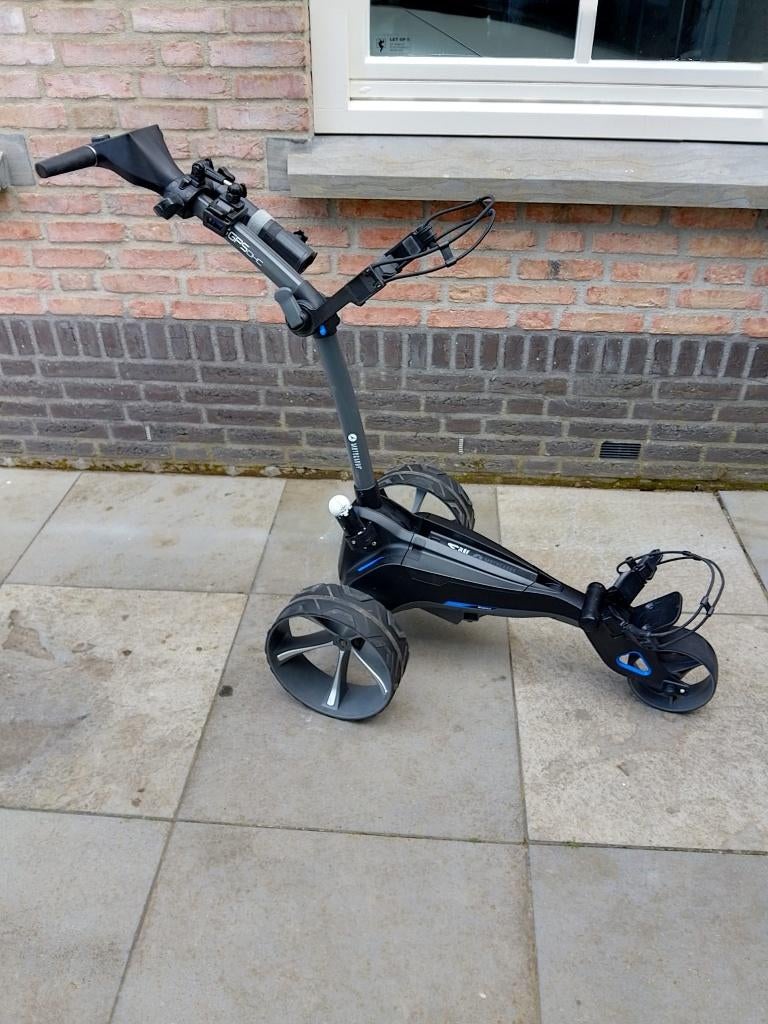 Motocaddy M5-GPS-DHC-Connect elektrische golftrolley, Sport en Fitness, Ophalen, Zo goed als nieuw, Golfkar, Overige merken