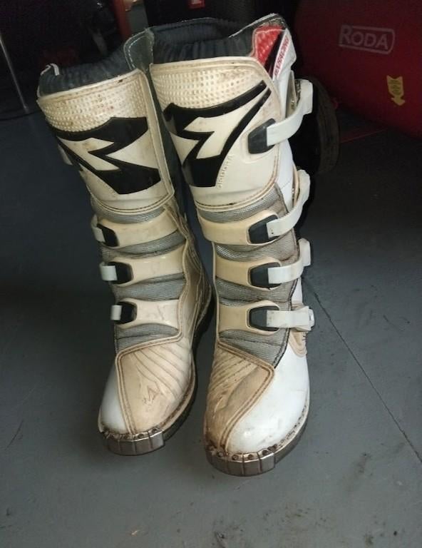 Motorcross laarzen, gebruikt, maat 39, Motoren, Ophalen, Tweedehands, Laarzen