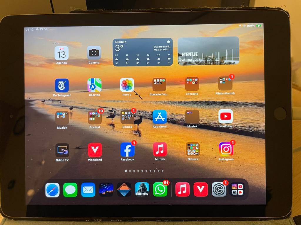 Apple iPad (2017) 128GB - Goed Onderhouden Refurbished, Computers en Software, Apple iPads, 10 inch, Apple iPad, Refurbished, Ophalen of Verzenden