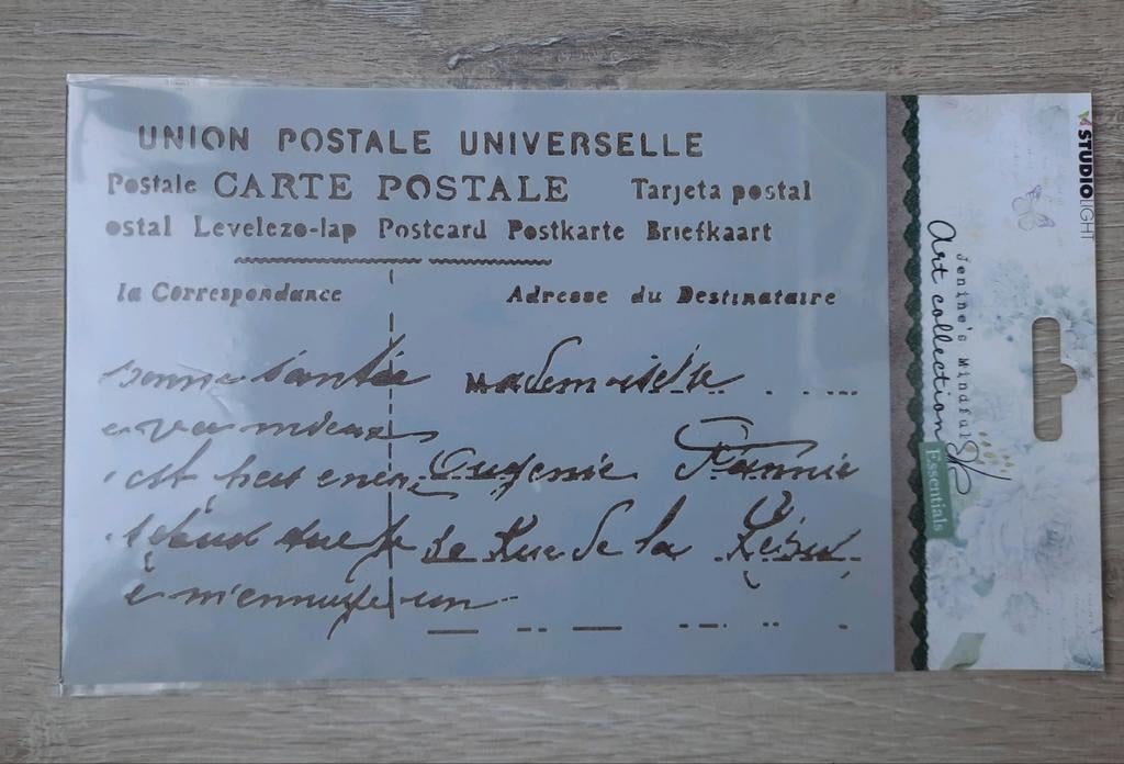 Stencil Studio Light A5 JMA Essentials Script nr. 40, Ophalen of Verzenden, Nieuw, Overige typen