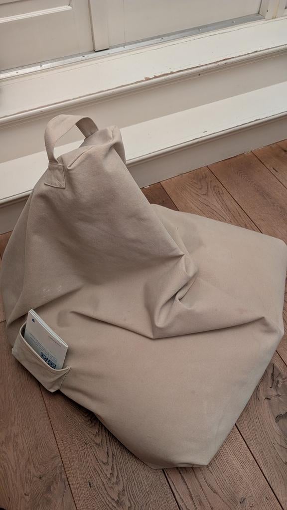 Zara Home cotton pouffe / beanbag, Huis en Inrichting, Ophalen of Verzenden, Rechthoekig, 75 tot 100 cm, 75 tot 100 cm