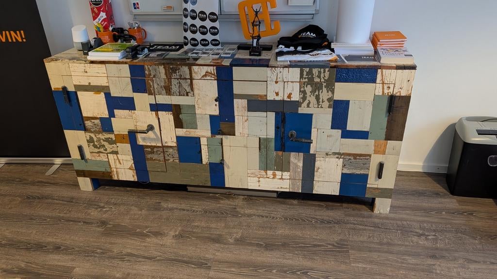 Piet Hein Eek dressoir van sloophout, Ophalen, 25 tot 50 cm