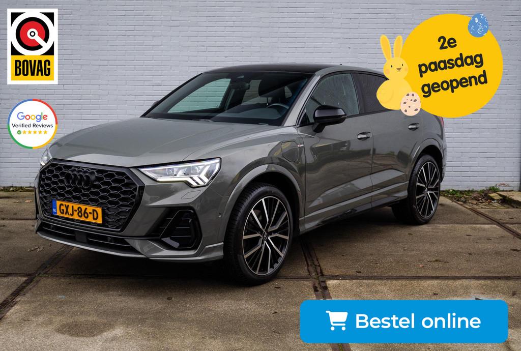 Audi Q3 Sportback 45 TFSI e S-LINE Pano|MatrixLED|Adaptive|D, Adaptive Cruise Control, Gebruikt, Met garantie (alle), Hybride Elektrisch/Benzine