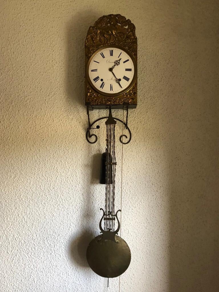 Antieke comtoise klok Ducomet à Mézin | Werkend, Antiek en Kunst, Antiek | Klokken, Ophalen