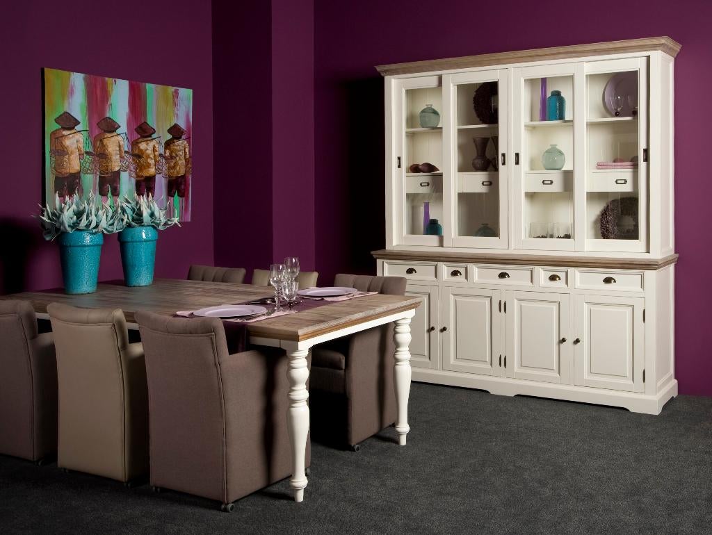 *10% KORTING* Landelijk Woonprogramma Fleur Gratis Bezorging, Huis en Inrichting, Kasten | Buffetkasten, 200 cm of meer, 150 tot 200 cm