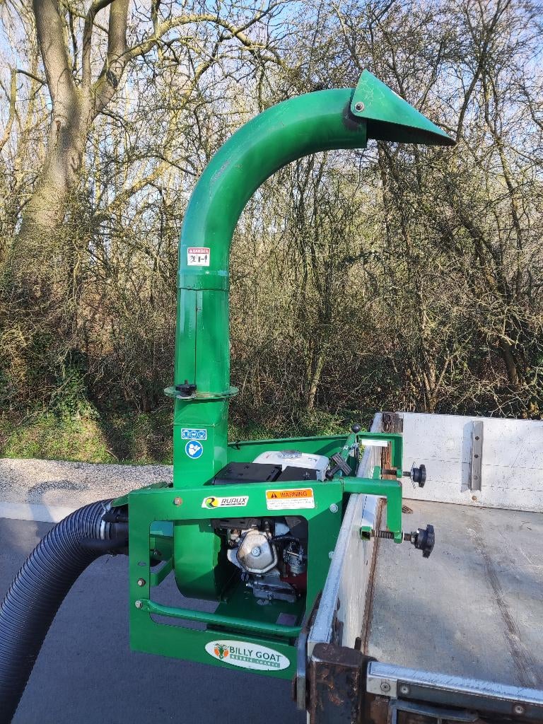 BILLY GOAT bladzuiger / truckloader (type DL1301HEU, Honda), Tuin en Terras, Bladblazers, Benzine, Gebruikt, Billy Goat, Met zuigfunctie