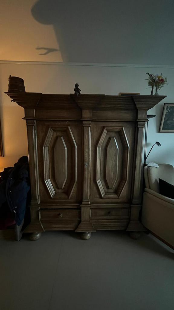Kast van eikenhout gratis ophalen, Huis en Inrichting, Kasten | Overige, Ophalen, Gebruikt