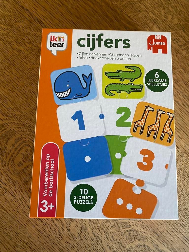 Jumbo cijfer spel als nieuw, Verzenden, Zo goed als nieuw
