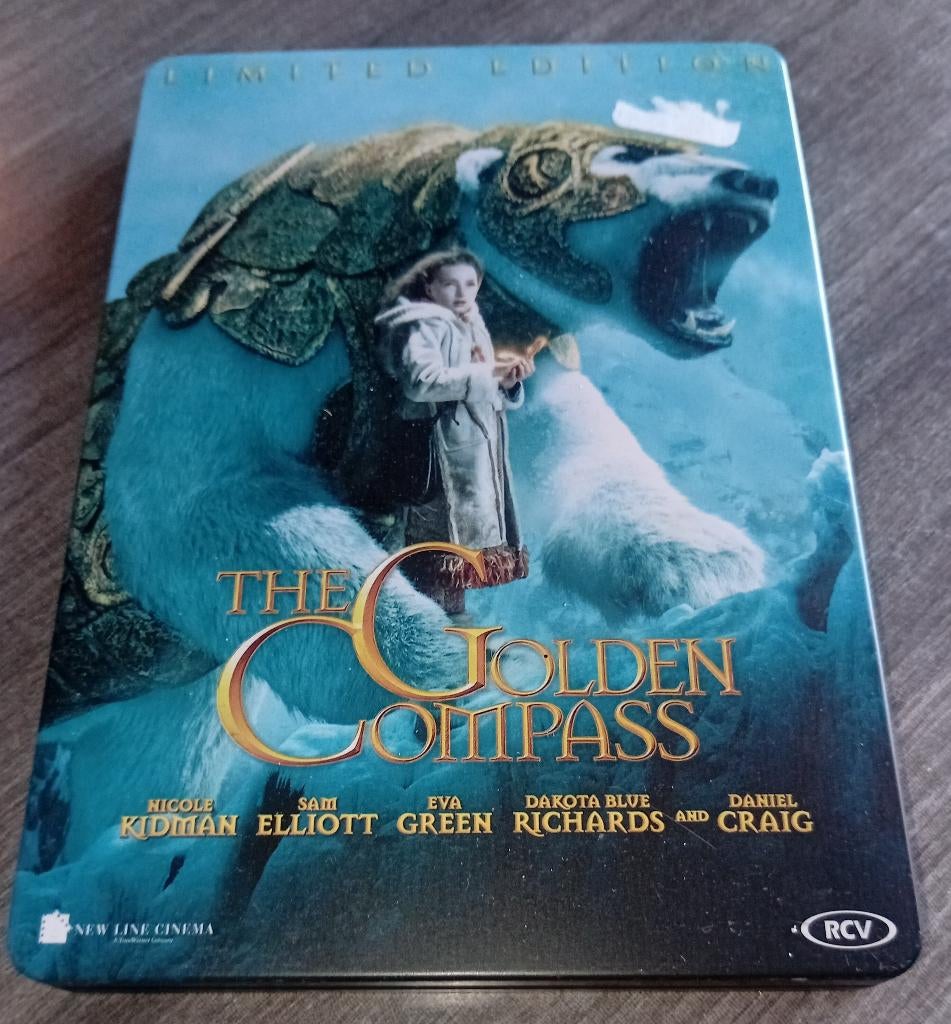Dvd de golden compass in tinbox, Alle leeftijden, Ophalen of Verzenden, Zo goed als nieuw