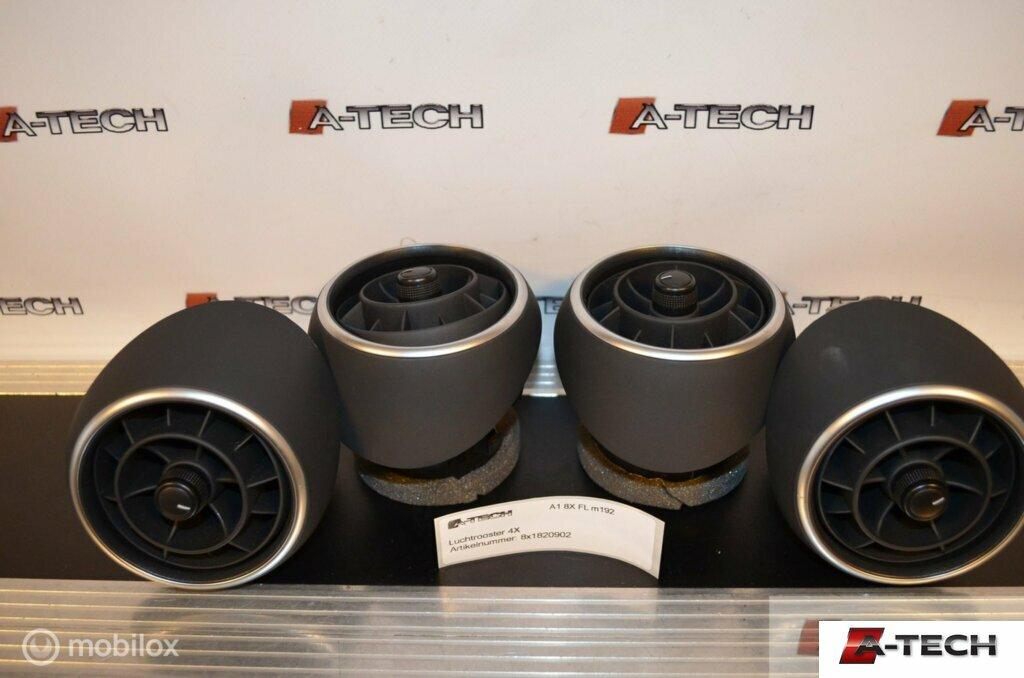 Luchtrooster Mat Zwart Audi A1 8X 12-'18 8x1820902, Audi, Gebruikt, Audi, Ophalen of Verzenden