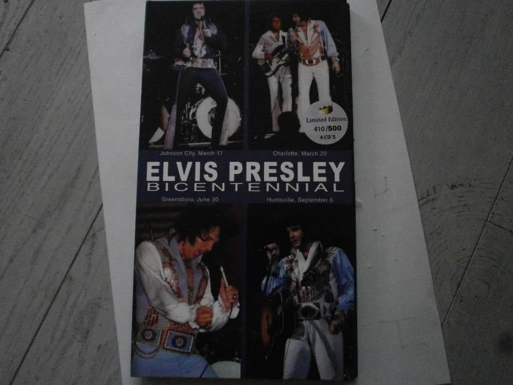 elvis 4 cd box bicentennial 410/500, Ophalen of Verzenden, Zo goed als nieuw