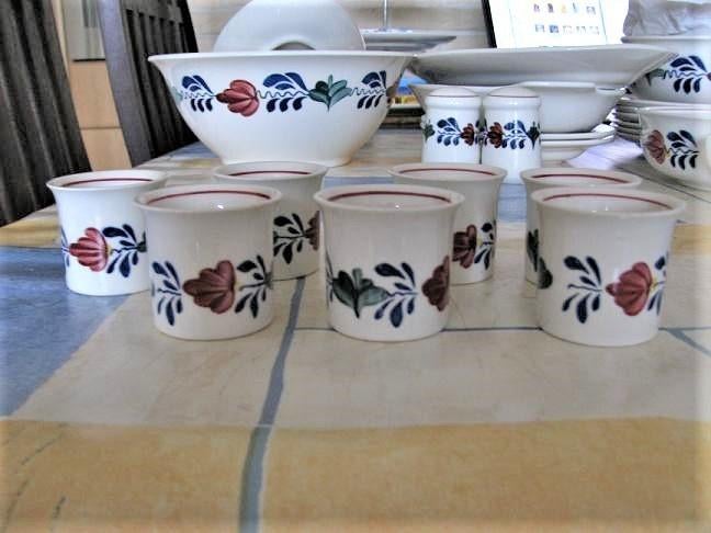 Boerenbont eierdopje recht model Boerenbond, Huis en Inrichting, Keuken | Servies, Gebruikt, Ophalen of Verzenden, Schaal of Schalen