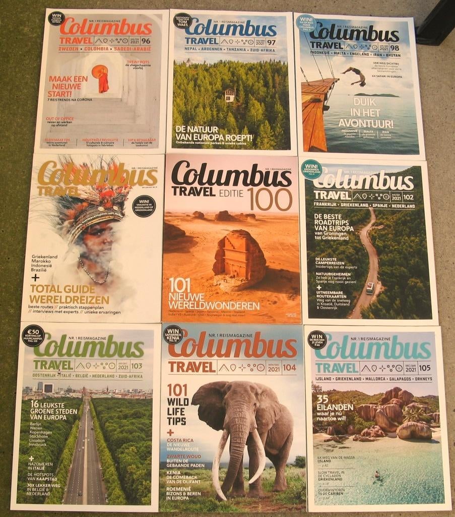 "Columbus Travel" - jaargang 2021, Ophalen, Zo goed als nieuw, Overige typen
