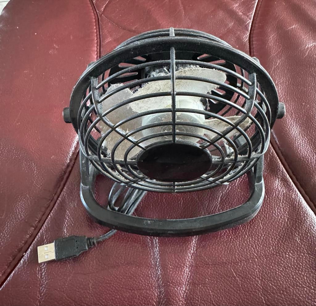 BasicXL USB Ventilator - Compact en Draagbaar, Ophalen of Verzenden, Gebruikt, Tafelventilator