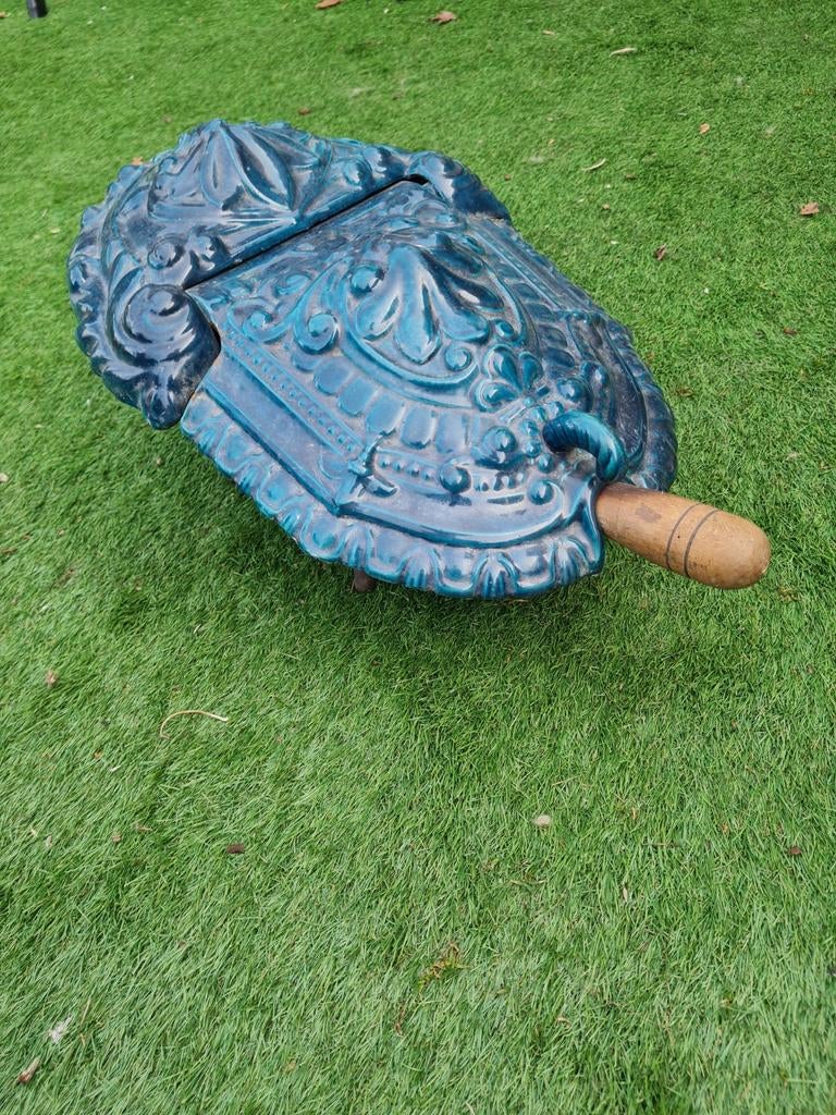 Antieke kolenkit met schep - Decoratief en functioneel, Ophalen of Verzenden