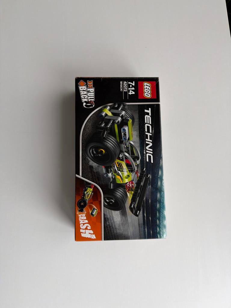 Lego Technic 42072 - Groene Crash Car (Pull Back), Kinderen en Baby's, Speelgoed | Duplo en Lego, Zo goed als nieuw, Lego, Complete set