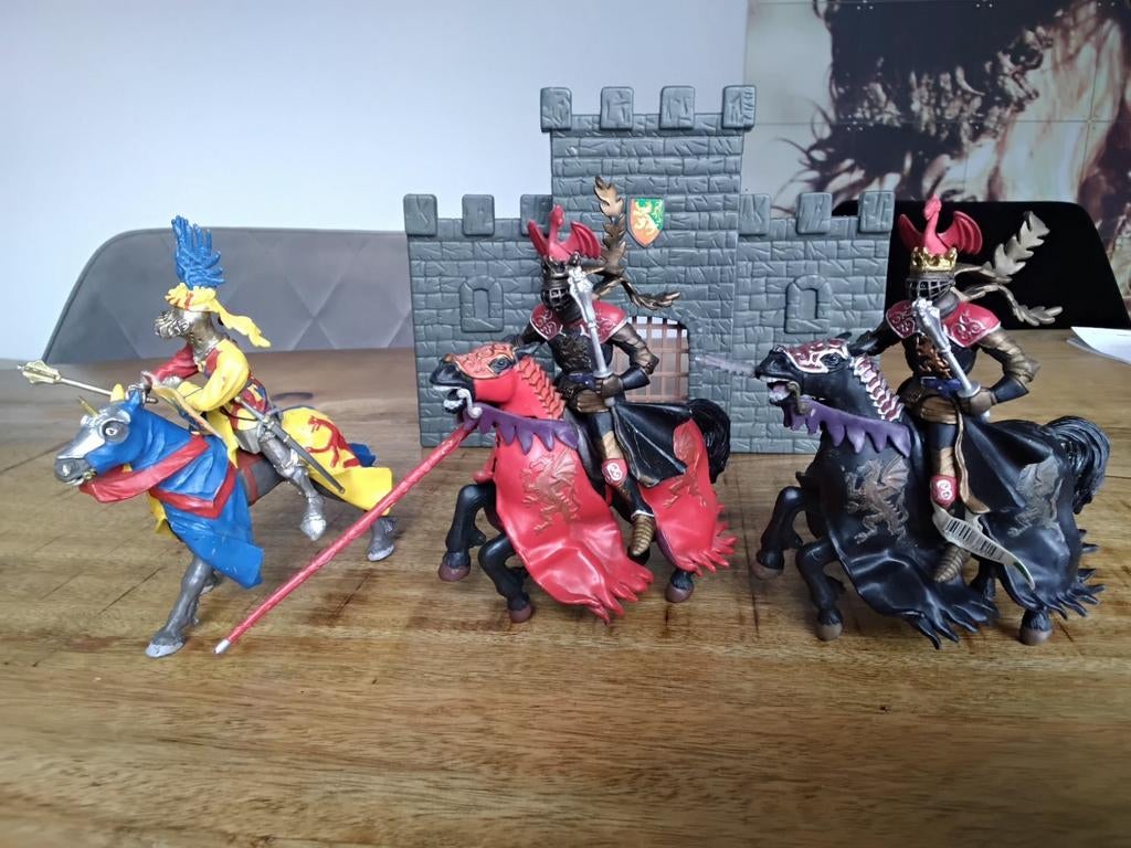 Papo en Plastoy ridders te paard, G1, Ophalen of Verzenden