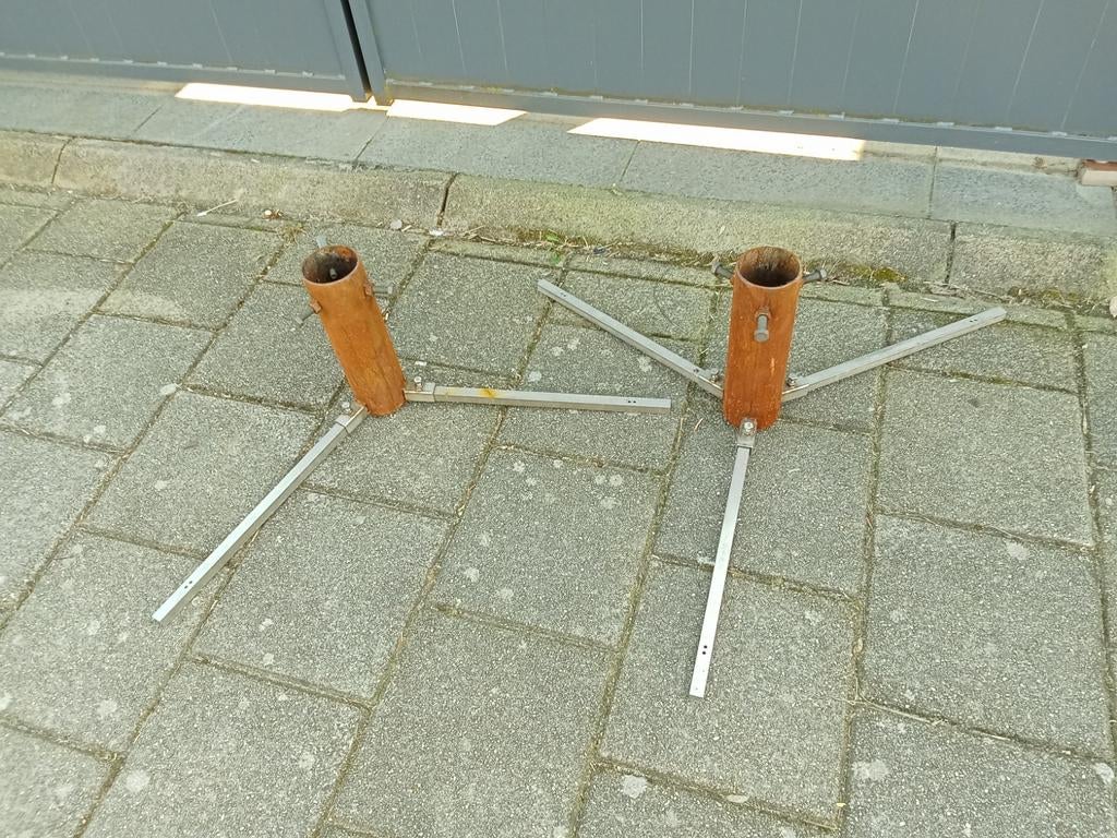 2x zelf gemaakte Parasolvoet, Tuin en Terras, Ophalen of Verzenden, Minder dan 1 meter, Parasolvoet