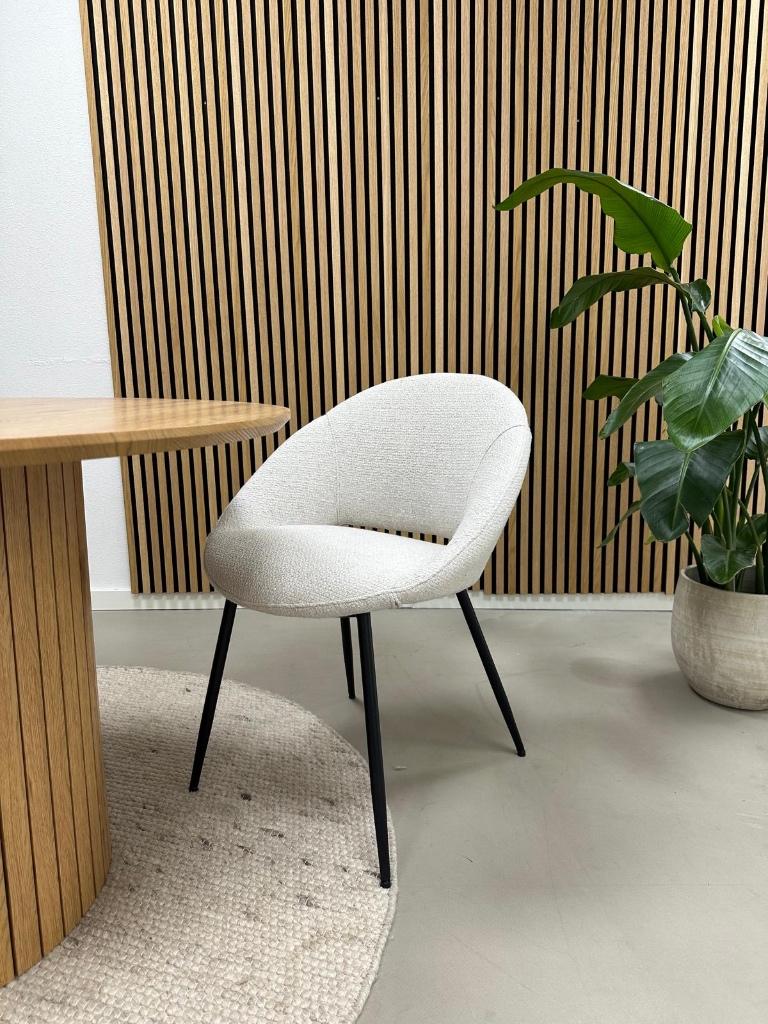 Kick Job eetkamerstoel wit - Set van 6 - Nieuw in doos, Kick, Wit, Nieuw, Ophalen of Verzenden