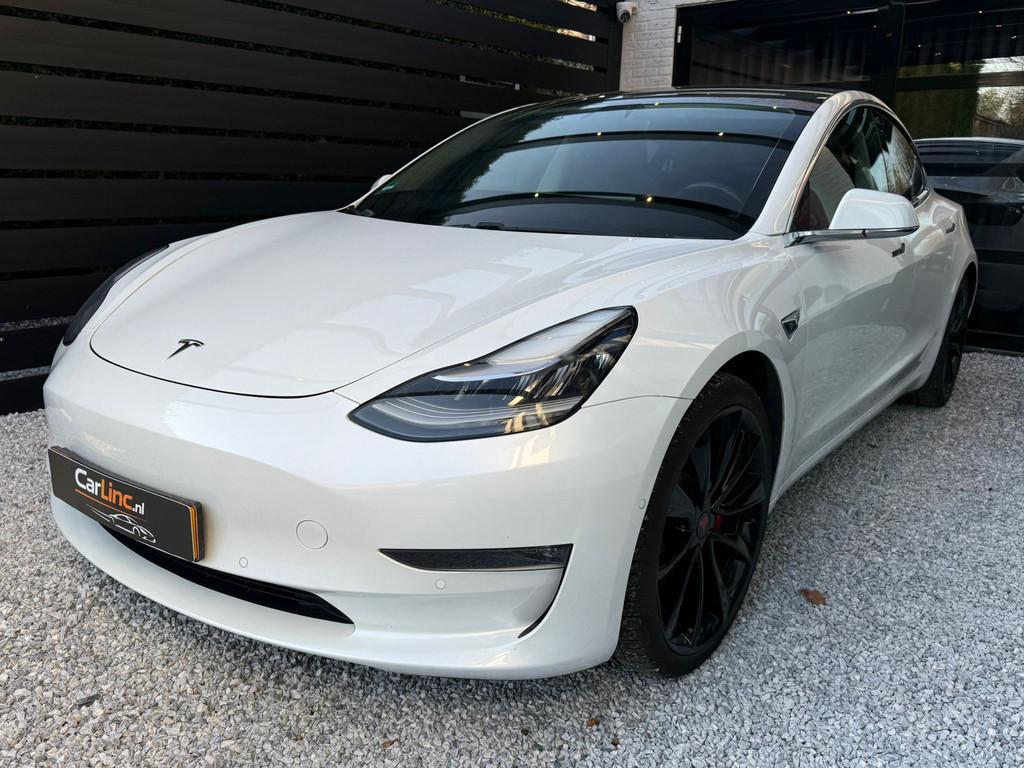 Tesla Model 3 Performance AWD 75 kWh, FSD AUTOPILOT, PERFORM, Auto's, Tesla, Automaat, Navigatiesysteem, 462 pk, Wit