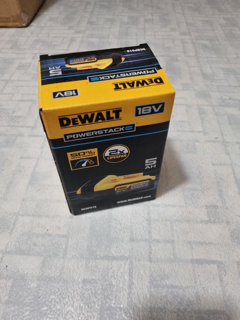 Dewalt Powerstack 5AH, Doe-het-zelf en Verbouw, Gereedschap | Machine-onderdelen en Toebehoren, Ophalen, Nieuw
