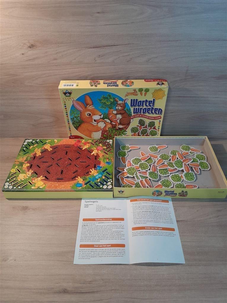 Wortel Wroeten - s6091, Hobby en Vrije tijd, Gezelschapsspellen | Bordspellen, Verzenden, Zo goed als nieuw