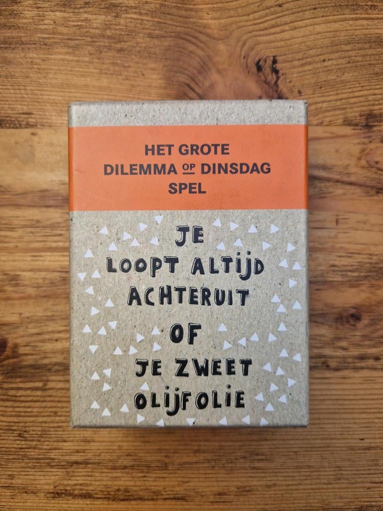 Het Grote Dilemma op Dinsdag Spel, Ophalen of Verzenden, Zo goed als nieuw