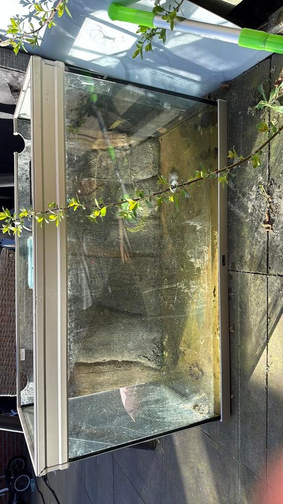 Grote Aquarium gratis, Dieren en Toebehoren, Vissen | Aquaria en Toebehoren, Ophalen, Zo goed als nieuw, Leeg aquarium