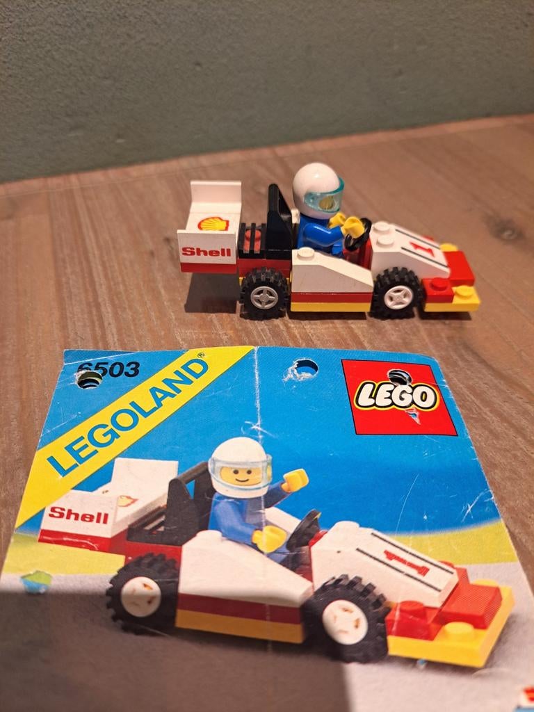 LEGO Legoland 6503 Raceauto, Kinderen en Baby's, Speelgoed | Duplo en Lego, Ophalen of Verzenden, Gebruikt, Complete set, Lego