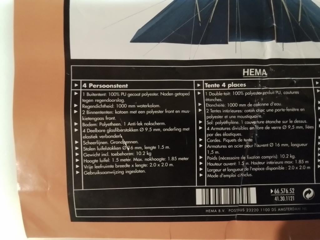 Camping spullen, Ophalen, Gebruikt