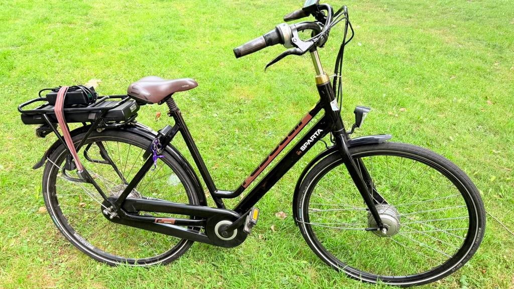 Goed werkende mooie damesfiets E-bike Sparta 53cm 7 speed, Fietsen en Brommers, Fietsen | Dames | Damesfietsen, Ophalen, Sparta
