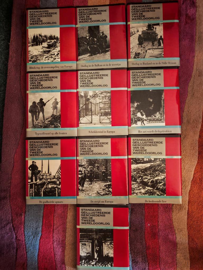 Standaard geïll. geschiedenis van de 2e wereldoorlog - 10 dl, Boeken, Ophalen of Verzenden, Tweede Wereldoorlog, Gelezen, Algemeen