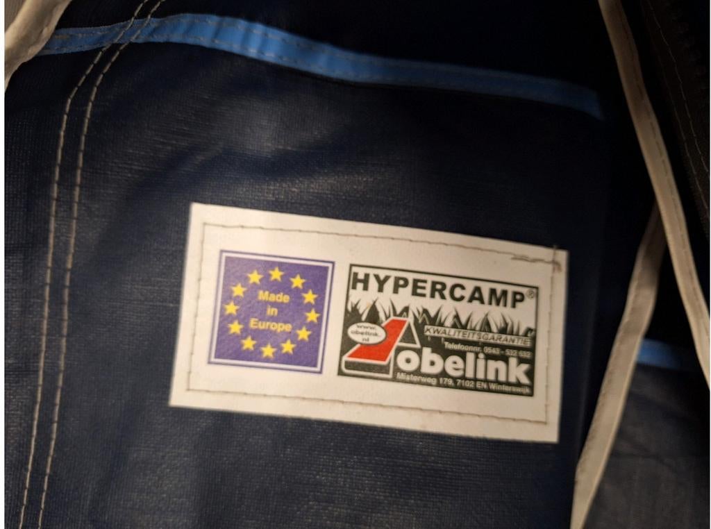 Hypercamp tent maat 10, Ophalen