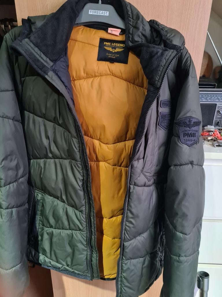 PME Legend winterjas heren, maat M, Kleding | Heren, Jassen | Winter, Groen, Ophalen of Verzenden